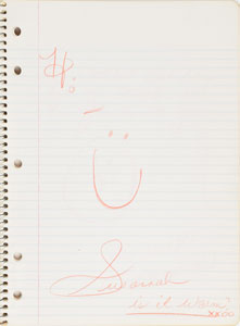 Lot #6078  Prince's Cherry Moon Personal Notebook with Extensive Handwritten Working Script - Image 12