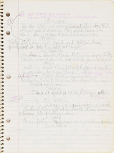 Lot #6078  Prince's Cherry Moon Personal Notebook with Extensive Handwritten Working Script - Image 16