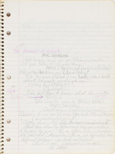 Lot #6078  Prince's Cherry Moon Personal Notebook with Extensive Handwritten Working Script - Image 17