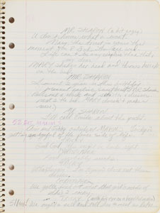Lot #6078  Prince's Cherry Moon Personal Notebook with Extensive Handwritten Working Script - Image 19