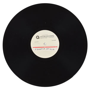 Lot #6082  Prince 'Mountains’Recording-UsedHandwritten Chorus Music Sheet Lyrics and Album - Image 3