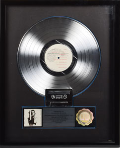 Lot #6086  Prince Parade Platinum Sales Award