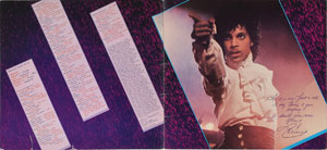 Lot #6079  Prince 1984 Purple Rain Tour Book