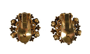 Lot #6063  Prince Personally-Gifted Pair of 'Raspberry' Earrings - Image 2