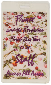 Lot #6041  Prince Purple Rain Promo Booklet and Passes - Image 2