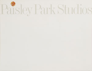 Lot #6146  Paisley Park Studios Brochure