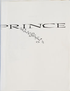 Lot #6169  Prince Lovesexy Tour Material - Image 2