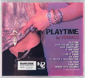 Lot #6224  Prince Playtime by Versace CD Package Mock-up with CD - Image 2