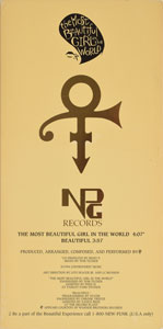 Lot #6225  Prince The Most Beautiful Girl in the World Gift CD - Image 3