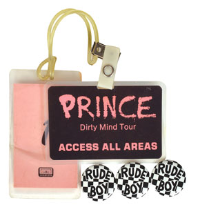 Lot #6009  Prince Dirty Mind Collection of Items