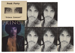 Lot #6005  Prince Set of (7) Early Publicity Items