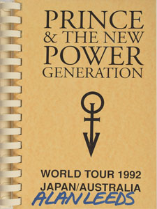 Lot #6168  Prince Set of (3) Tour Itinerary Booklets - Image 2