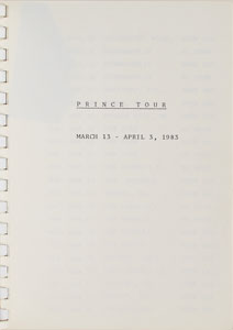 Lot #6168  Prince Set of (3) Tour Itinerary Booklets - Image 6
