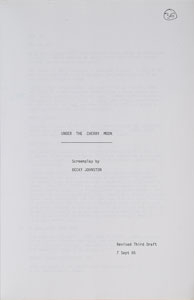 Lot #6123  Prince Under the Cherry Moon Screenplay - Image 2