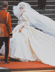 Lot #5002  Princess Diana's Wedding Dress Veil - Image 3