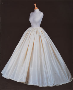 Lot #5003  Princess Diana's Wedding Dress Spangled Lace for Train and Bottom of Dress - Image 4