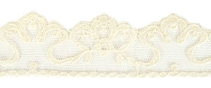 Lot #5011  Princess Diana's Bolt of Wedding Shoe Lace - Image 2