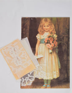 Lot #5011  Princess Diana's Bolt of Wedding Shoe Lace - Image 4
