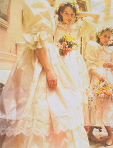 Lot #5012  Princess Diana's Wedding (4) Bolts of Lace for Bridesmaids Dresses - Image 6