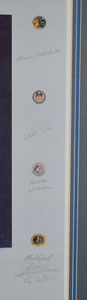 Lot #9153  Apollo Astronauts 'In the Beginning' Signed Print - Image 4