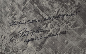Lot #9171 Fred Haise Signed Flight Chart - Image 2
