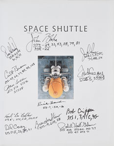Lot #9202 Space Shuttle Signed Book - Image 3