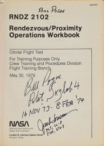 Lot #9200 Skylab 4: Bill Pogue's Air Force Academy Archive and NASA Training Workbook  - Image 6