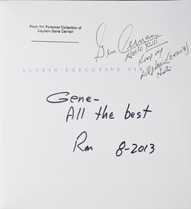 Lot #9186 Gene Cernan's Collection of (7) Signed Books - Image 9
