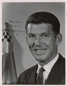 Lot #9022 Wally Schirra 1961 Signed Letter and Photograph