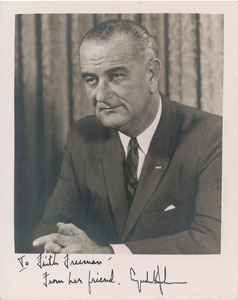 Lot #9043 Theodore C. Freeman: Signed Letter of Condolence from Lyndon B. Johnson - Image 2