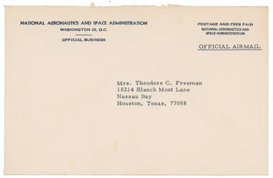 Lot #9041 Theodore C. Freeman: Signed Letter of Condolence from George E. Mueller - Image 2