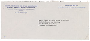 Lot #9075 Apollo 11: Wernher von Braun 1969 Typed Letter Signed - Image 3