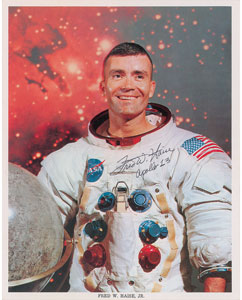 Lot #9094 Fred Haise Signed Photograph