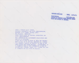 Lot #9102 Alan Shepard Signed Photograph - Image 2
