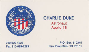 Lot #9127 Charlie Duke Set of (3) Signed Photographs - Image 6