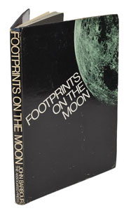 Lot #9074 Michael Collins Signed 'Footprints on the Moon' Book - Image 2