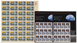 Lot #9072 Apollo 11 Crew-Signed 'Footprints on the Moon' Book - Image 3