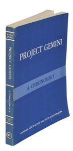 Lot #9048 Project Gemini: Chronology and On the Shoulders of Titans Pair of Books - Image 2