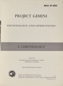 Lot #9048 Project Gemini: Chronology and On the Shoulders of Titans Pair of Books - Image 3