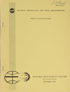Lot #9080 Apollo 11 Mission Report