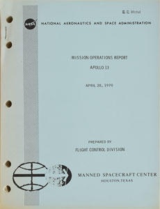 Lot #9096 Apollo 13 Mission Operations Report