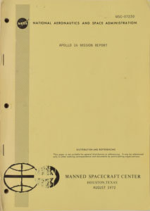 Lot #9129 Apollo 16 Mission Report