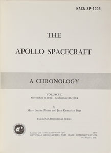Lot #9139 The Apollo Spacecraft: A Chronology Four-Volume Set  - Image 7
