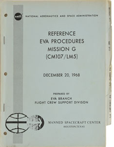 Lot #9164 Apollo 11 EVA Procedures Manual