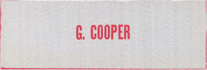 Lot #9156 Apollo 10: Stafford and Cooper Pair of Name Tags - Image 2