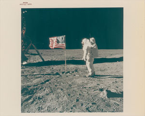 Lot #9161 Apollo 11 Set of (3) Original Vintage NASA Photographs