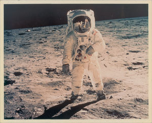 Lot #9161 Apollo 11 Set of (3) Original Vintage NASA Photographs - Image 2