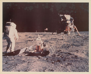 Lot #9161 Apollo 11 Set of (3) Original Vintage NASA Photographs - Image 3