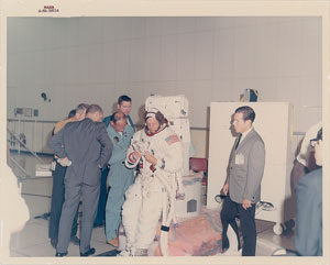 Lot #9163 Apollo 11 Set of (6) Original Vintage NASA Training Photographs - Image 5