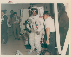 Lot #9163 Apollo 11 Set of (6) Original Vintage NASA Training Photographs - Image 6